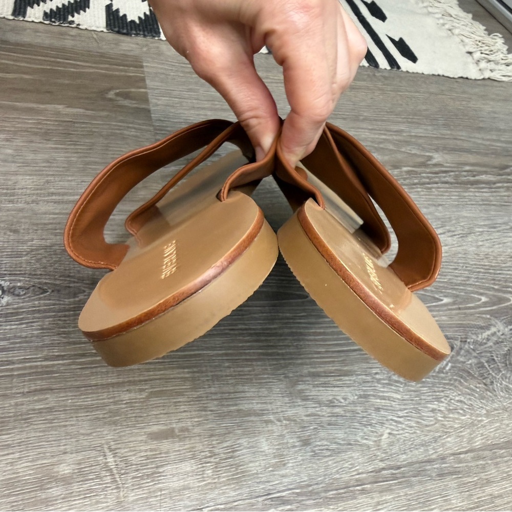 Everlane The Day Crossover Sandal Sienna Brown Size 10 - Picture 6 of 10